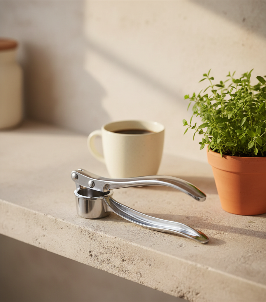 Presse-ail rocker inox - Professionnel & sans odeur