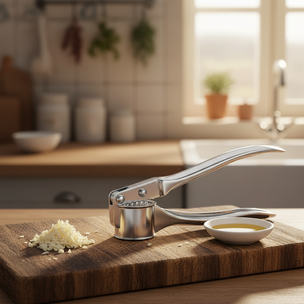 Presse-ail rocker inox - Professionnel & sans odeur